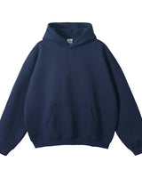 Relaxed Men's Pullover Hoodie With Kangaroo Pocket