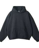 Close-up of the kangaroo pocket on the front of the hoodie