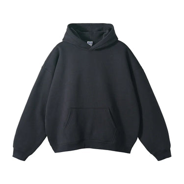 Close-up of the kangaroo pocket on the front of the hoodie