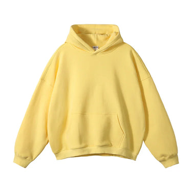Relaxed Men's Pullover Hoodie With Kangaroo Pocket