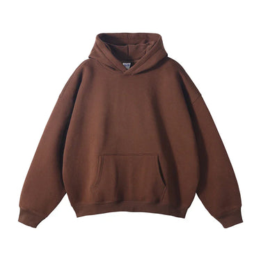 Relaxed Men's Pullover Hoodie With Kangaroo Pocket