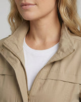 Rear view of the utility jacket showing overall silhouette