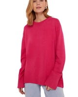 Detail shot of the long sleeve cuff on a relaxed-fit sweater