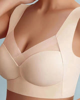 Seamless Wireless Support Bra with Wide Straps