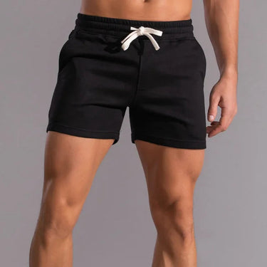 Sleek Men’s Athletic Shorts With Drawstring Waist And Short Length