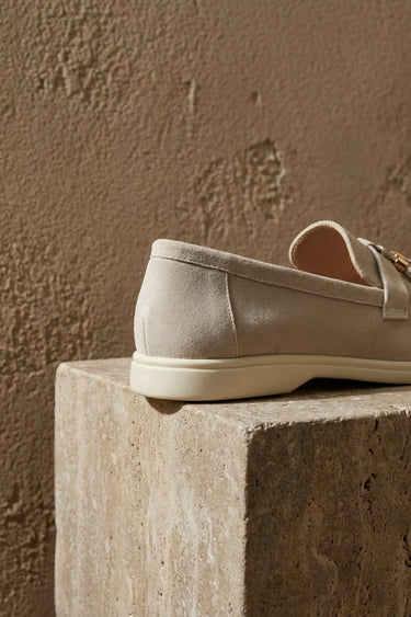Slip-On Tassel Loafers with Flat Heel