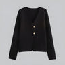 Spring Button Front Knit Cardigan with V Neck