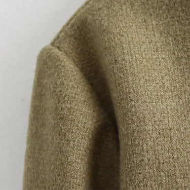 Spring Cropped Cardigan Jacket with Flap Pockets