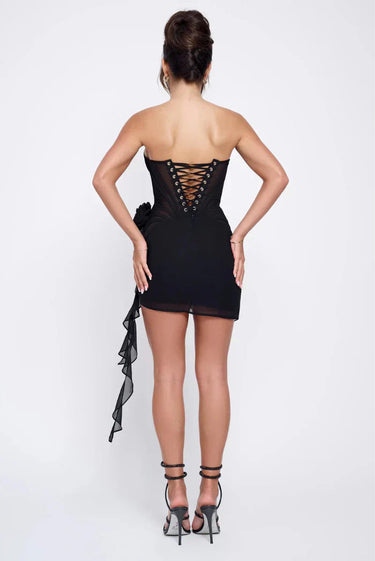 Strapless Corset Mini Dress