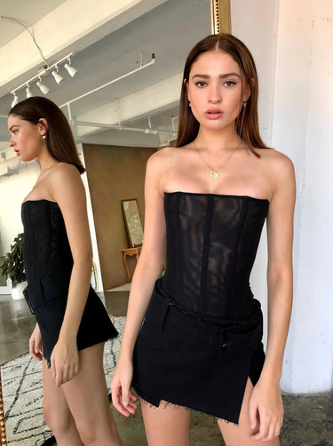 Strapless Corset Top