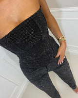 Strapless Full-Length Jumpsuit