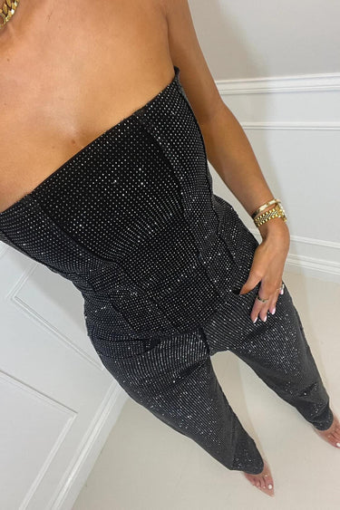 Strapless Full-Length Jumpsuit