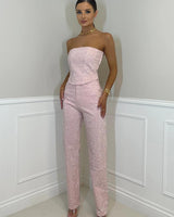 Strapless Full-Length Jumpsuit