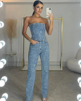 Strapless Full-Length Jumpsuit