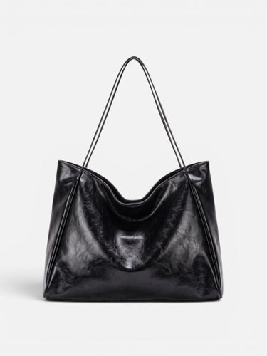 Side profile of the tote bag showing its depth and silhouette