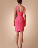Sweetheart Neck Bandage Dress with Shoulder Straps