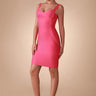 Sweetheart Neck Bandage Dress with Shoulder Straps