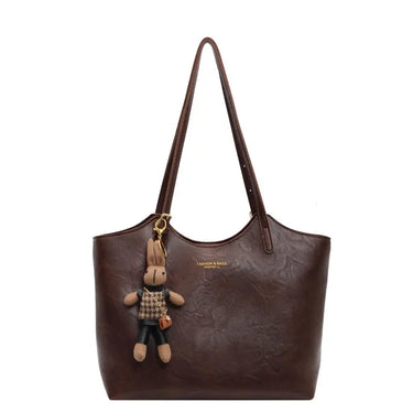 Tote Bag with Bunny Charm