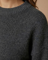 Two-Piece Knit Set with Sweater and Mini Skirt