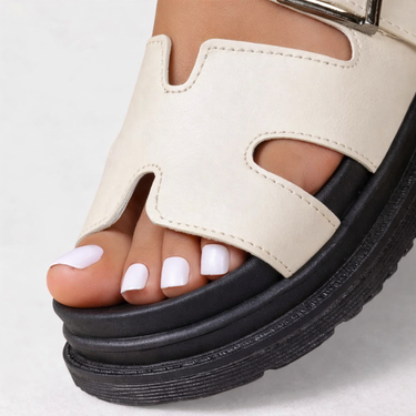 Walking Sandals with Contoured Footbed and Cushioned Sole