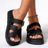 Walking Sandals with Contoured Footbed and Cushioned Sole
