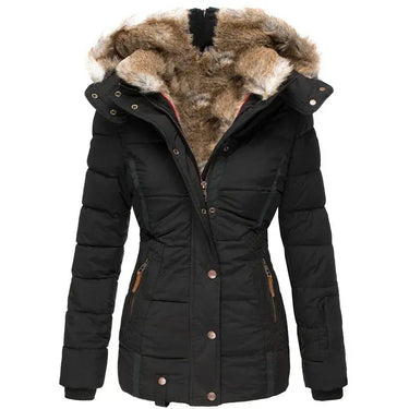 Warm Faux Fur Winter Jacket for Cold Weather