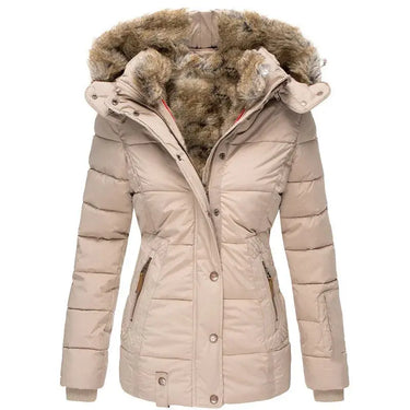 Warm Faux Fur Winter Jacket for Cold Weather