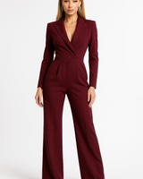 Women’s Jumpsuit V-Neck Wide Leg